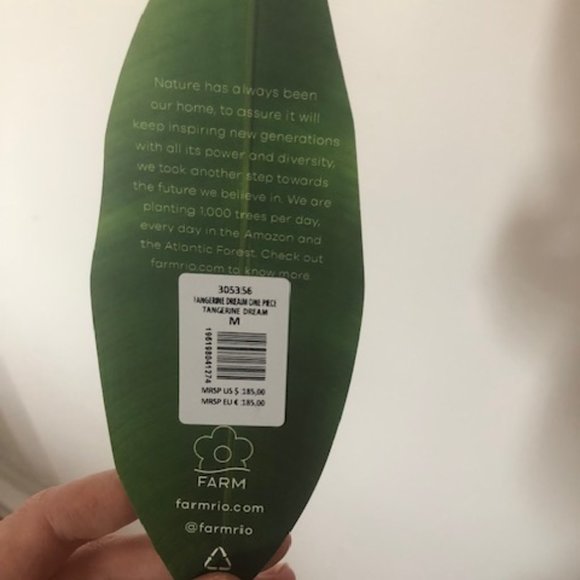 NWT Farm Rio Tangerine Dream One Piece - Picture 4 of 5